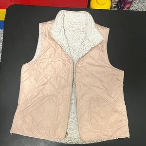 Thread & Supply Reversible Vest, Women's Quilted Vest with Sherpa Lining